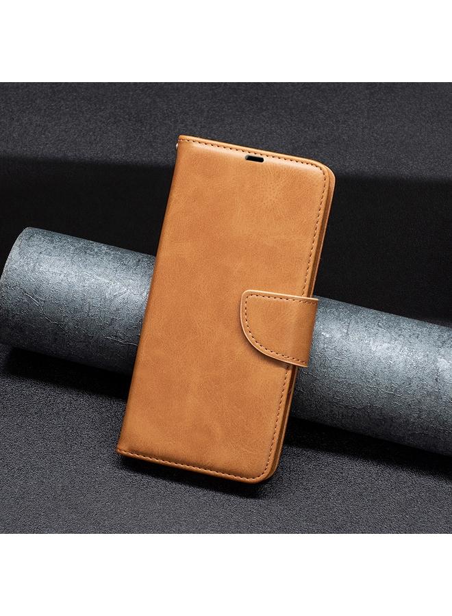 اس-توب جراب لهاتف iPhone 16 Pro Max مصنوع من جلد الحمل بلون نقي وملمس جلدي قابل للطي - Image 2