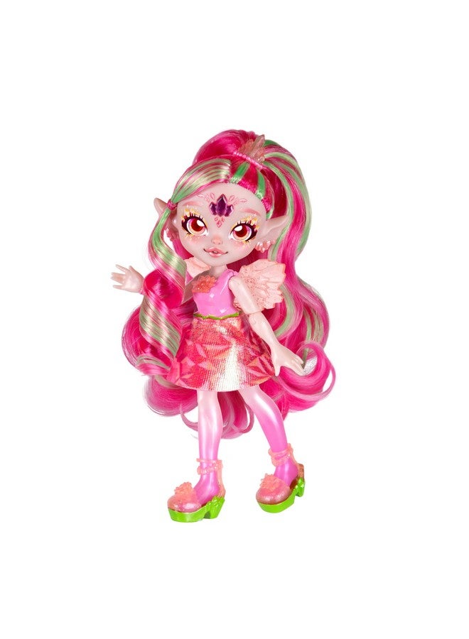 Magic Mixies سلسلة ميكسيس السحرية شيمرفيرس، اصنع واخلط جرعة سحرية لتكشف سحرًا عن فاي الجنية بيكسلينغ، تظهر دمية الموضة الجميلة بطول 6.5" شيمرفيرس بيكسلينغ داخل زجاجة الجرعة. - Image 2