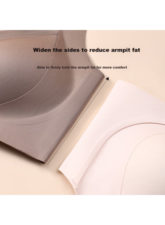Gracewell Seamless Bra For Women, Full Coverage Push Up Bra With Beauty Back Design, Anti-sagging And Side Support, Thin Cup Bra For Large Busts - Image 4