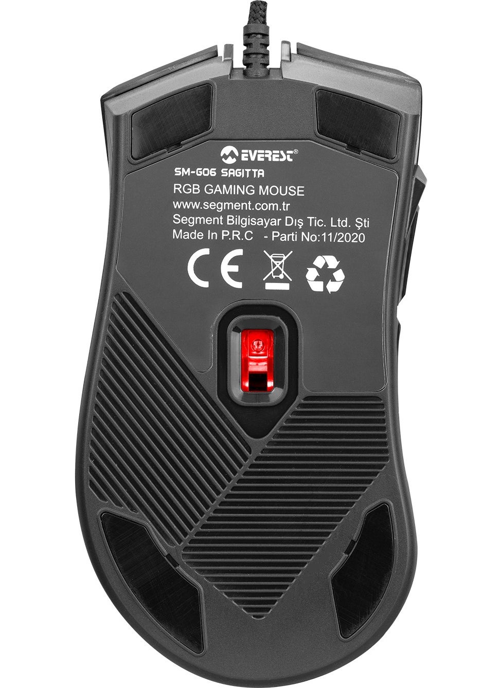 Everest SM-G06 Sagitta 6400DPI USB RGB 8D Macro Gaming Mouse  - Image 4