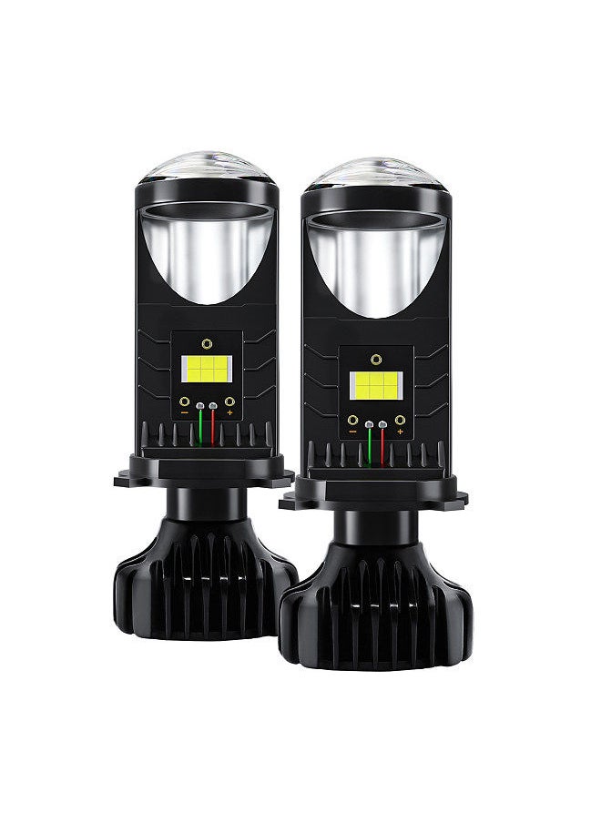 Generic Car LED Headlights Bulbs All in One Conversion Light Kit H4 80W 6000K White IP68 Waterproof, Pack of 2  - Image 1