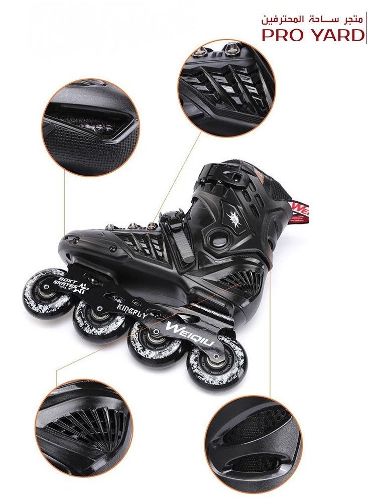 Pro Yard Skating shoes black v1 color for adults  - Image 5