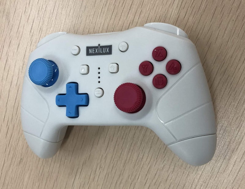 NEXiLUX Wireless Pro Mini Controller Compatible with Nintendo Switch (Motion Sensor & Turbo Enhanced), PC, Android Phone and Android TV - Light Gray (NXL-95227) - Image 5