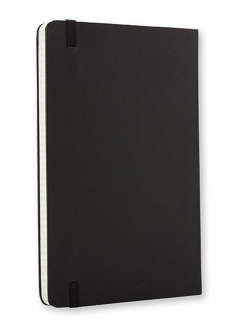 MOLESKINE - 13x21cm Size Hard Cover Square Lined Notebook Black - Image 1