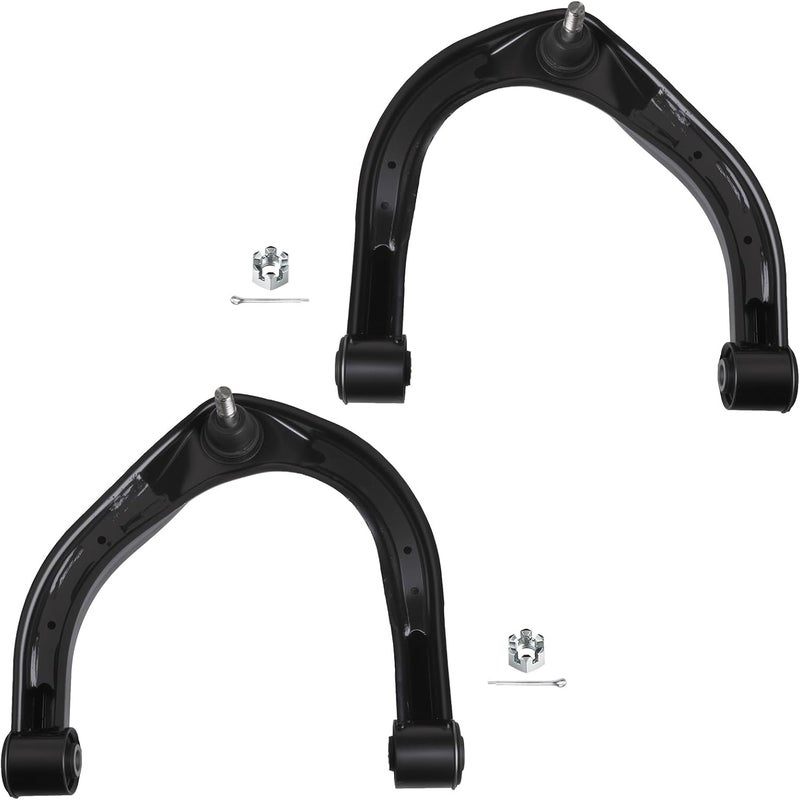 KEYOOG 2Pc Set K620649 K620650 Front Upper Control Arm and Ball Joint Assembly for Infiniti QX56, QX80, Nissan Armada, Pathfinder, and Titan - Image 1