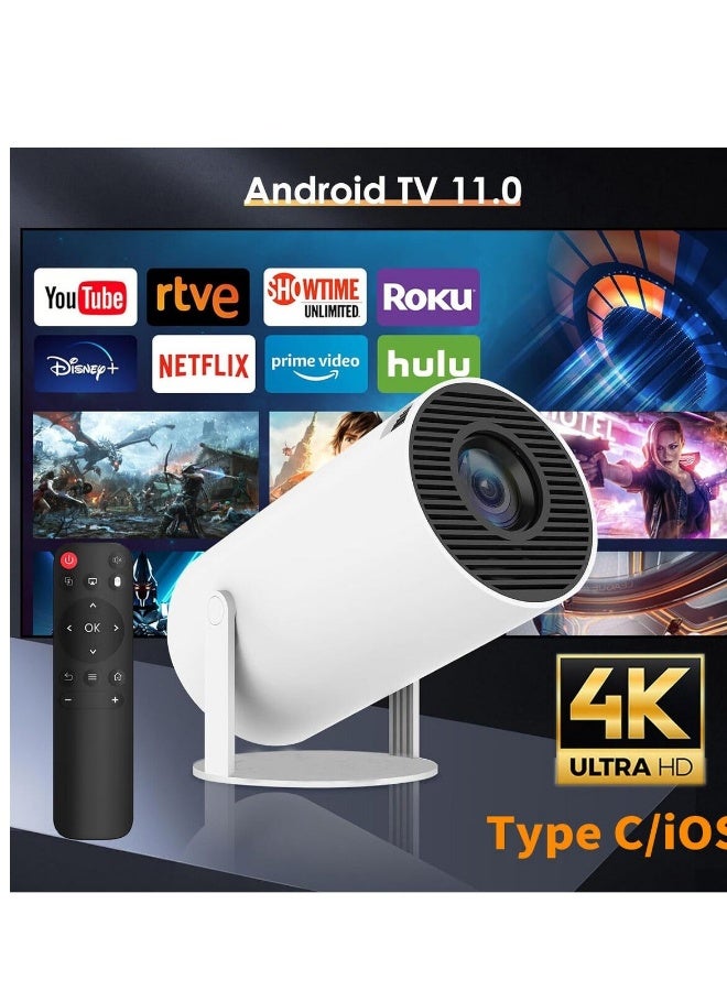DUSALA HY-300 Smart Home Cinema Projector – Portable, Android-Powered Entertainment - Image 3