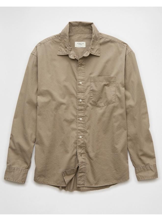 Pocket Detail Button Down Oxford Shirt