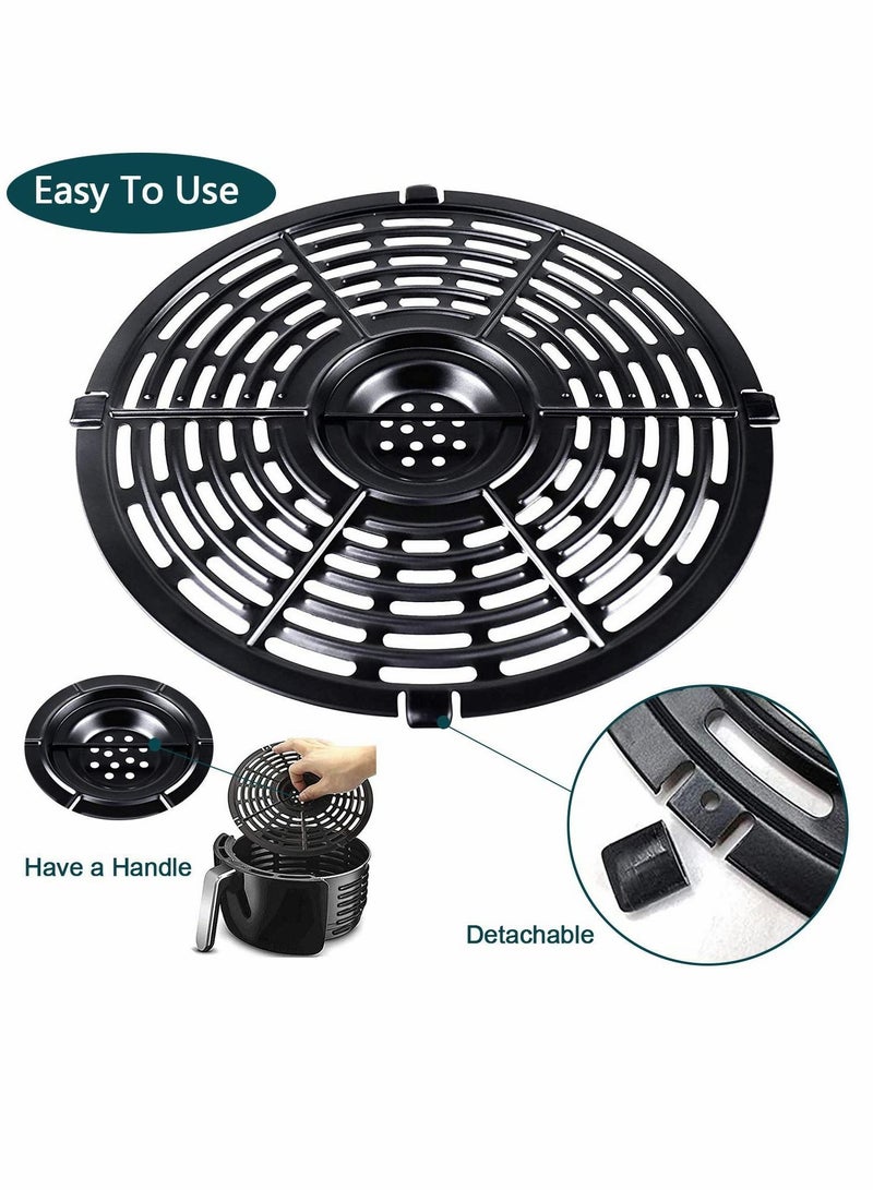 Y&D Replacement Grill Pan for 5QT Air Fryer, Non-stick Fryer Plate, Dishwasher Safe (8.46inch/5QT)  - Image 3