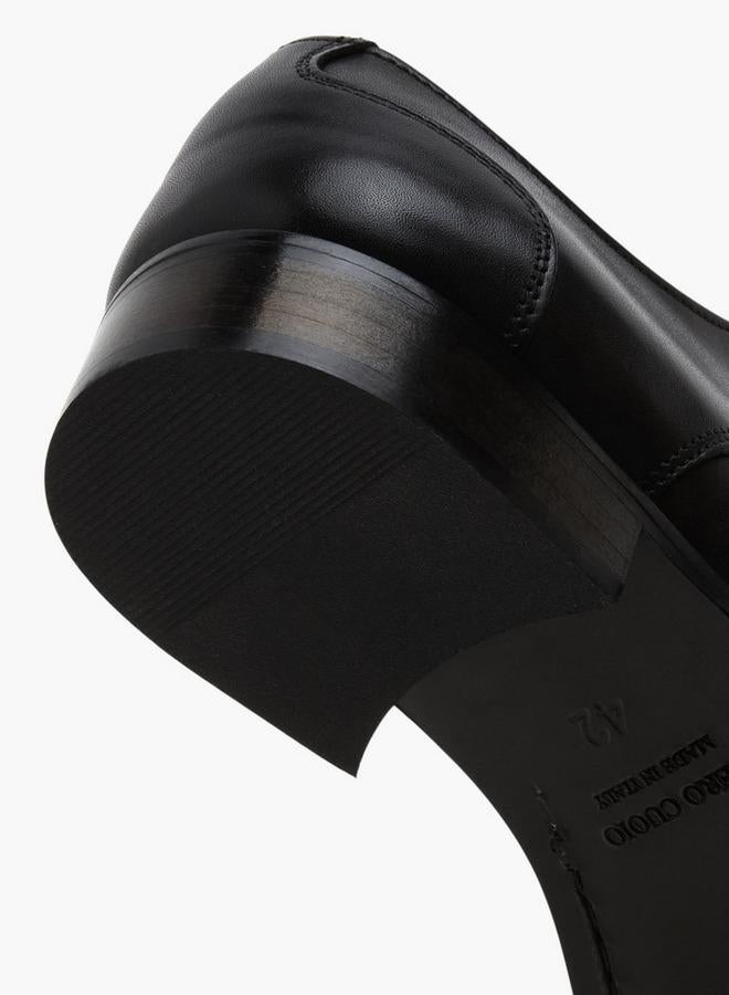 DUCHINI Men Lace-Up Leather Derby Shoes - Image 5