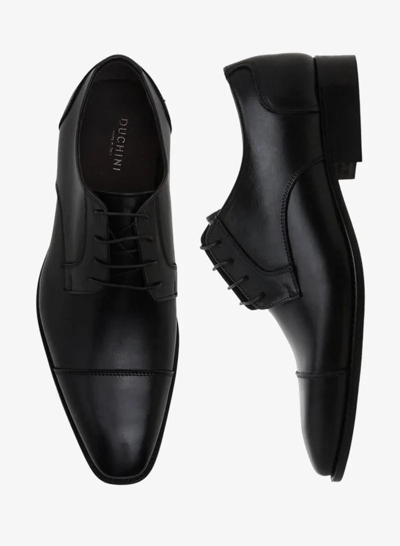 دوتشيني أحذية ديربي جلد برباط للرجال