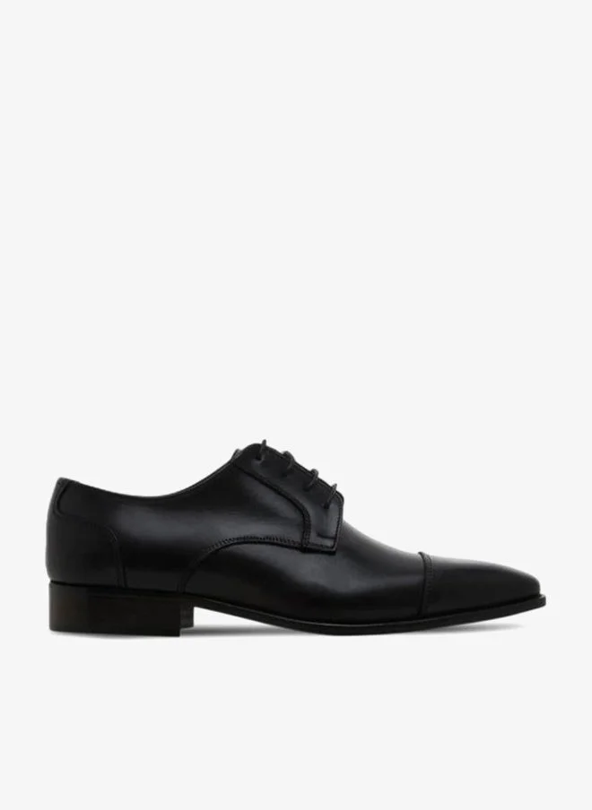 DUCHINI BLACK Men Lace-Up Leather Derby Shoes for Men | Best Price UAE