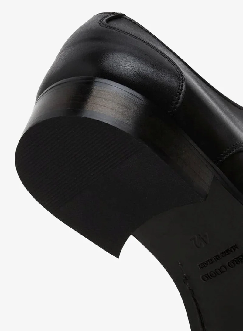 DUCHINI BLACK Men Lace-Up Leather Derby Shoes for Men | Best Price UAE