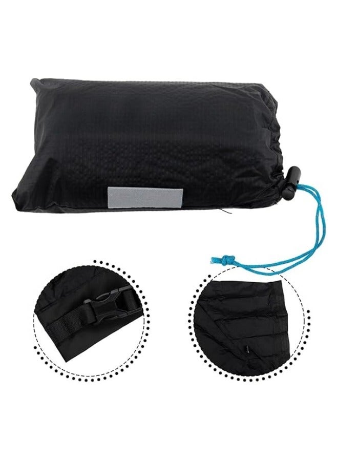Lightweight Rain Skirt Unisex Rain Protection Skirt Raincoat Rainwear Liner Nylon Kilt with Carrying Bag for Camping Hiking - Image 2