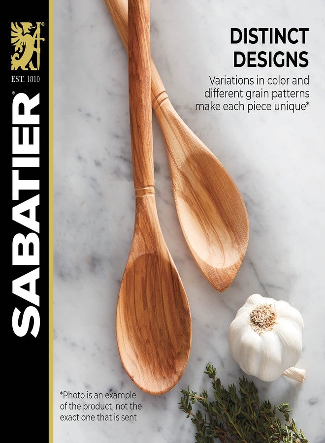 Sabatier Olivewood All-Purpose Spoon, Perfect for stirring, mixing, basting, or serving. 14-Inch - Image 5