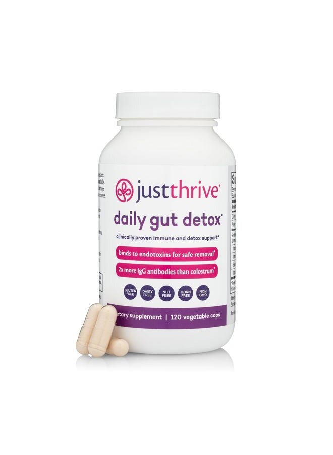 Just Thrive Ultimate IgG - Complete Immune Support Supplement - Detox Formula, 120 Vegetable Capsules - Image 1