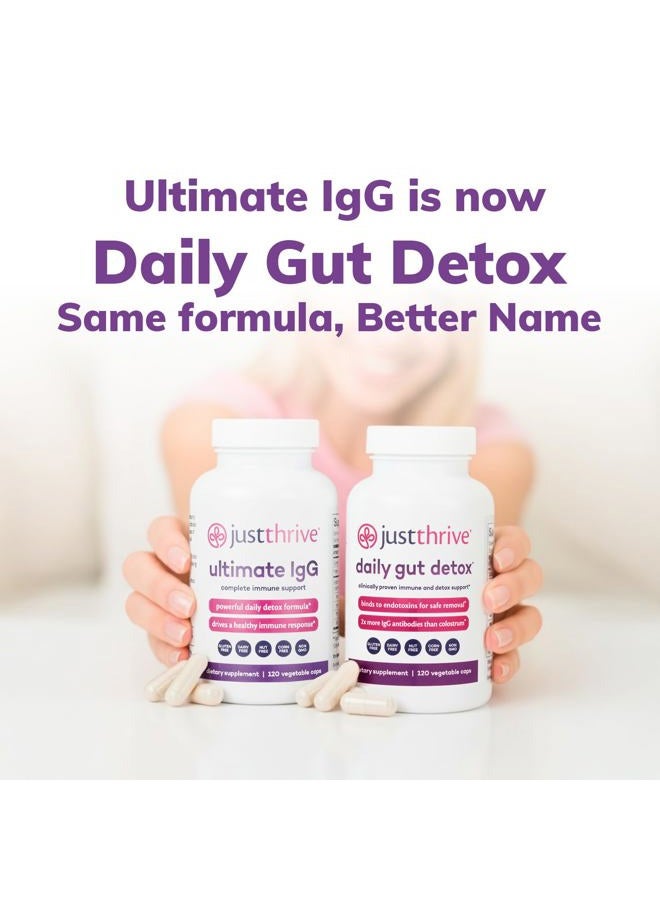 Just Thrive Ultimate IgG - Complete Immune Support Supplement - Detox Formula, 120 Vegetable Capsules - Image 4