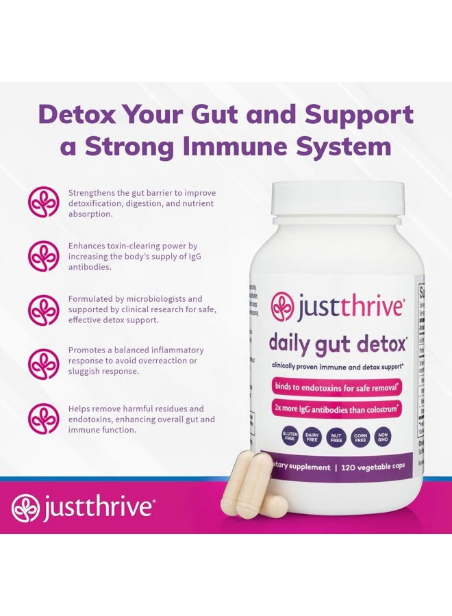 Just Thrive Ultimate IgG - Complete Immune Support Supplement - Detox Formula, 120 Vegetable Capsules - Image 2
