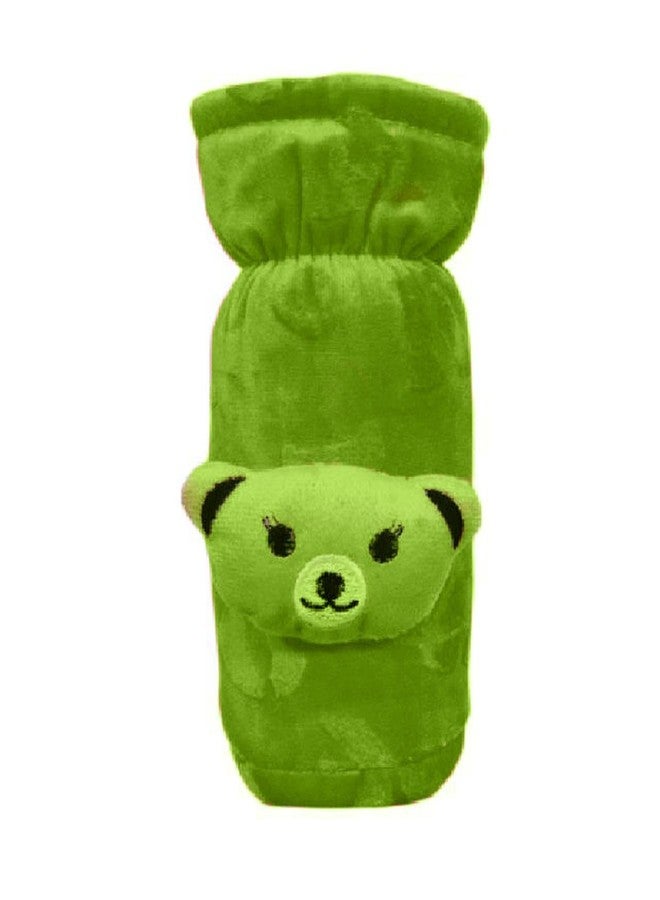 Kids Basic Soft & Durable Baby Feeding Bottle Cover with Easy to Hold Strap, Insulated Baby Milk Bottle Sleeve, Ideal for Travel & Daily Use, Pack of 2 (Green & Pink) - Image 2