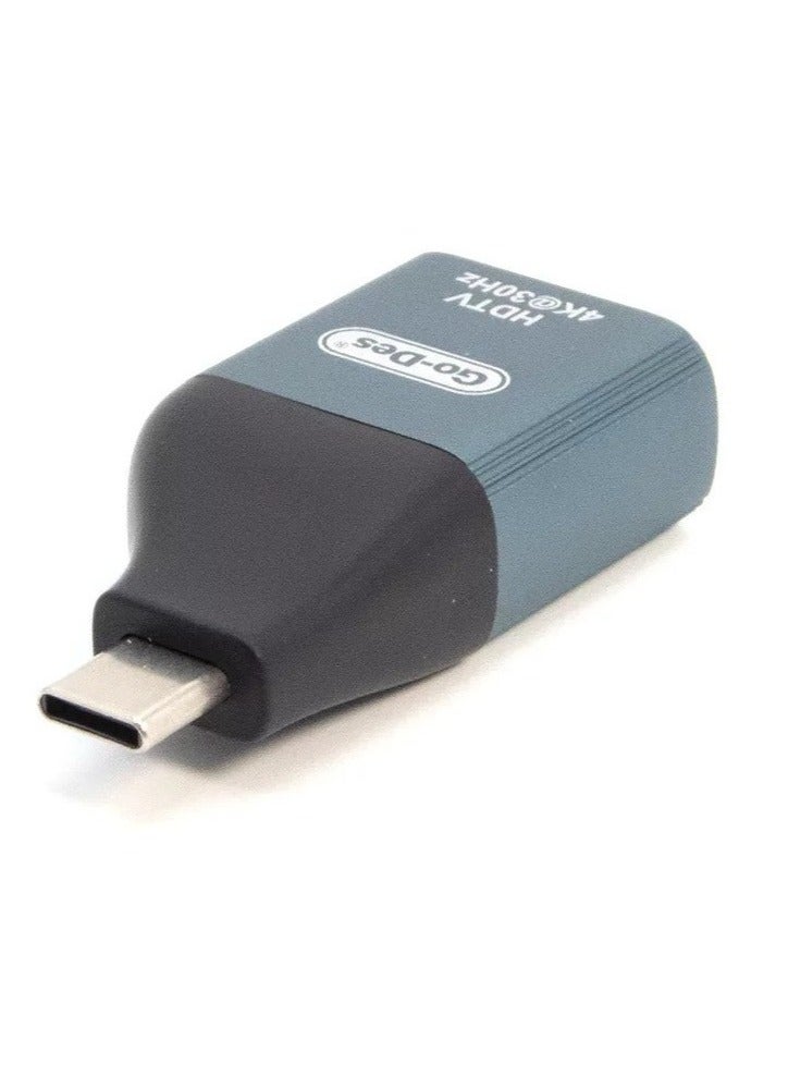 GO-DES High-Definition Go-Des USB-C to HDMI Adapter GD-CT062 – Ultimate Connectivity Solution - Image 1