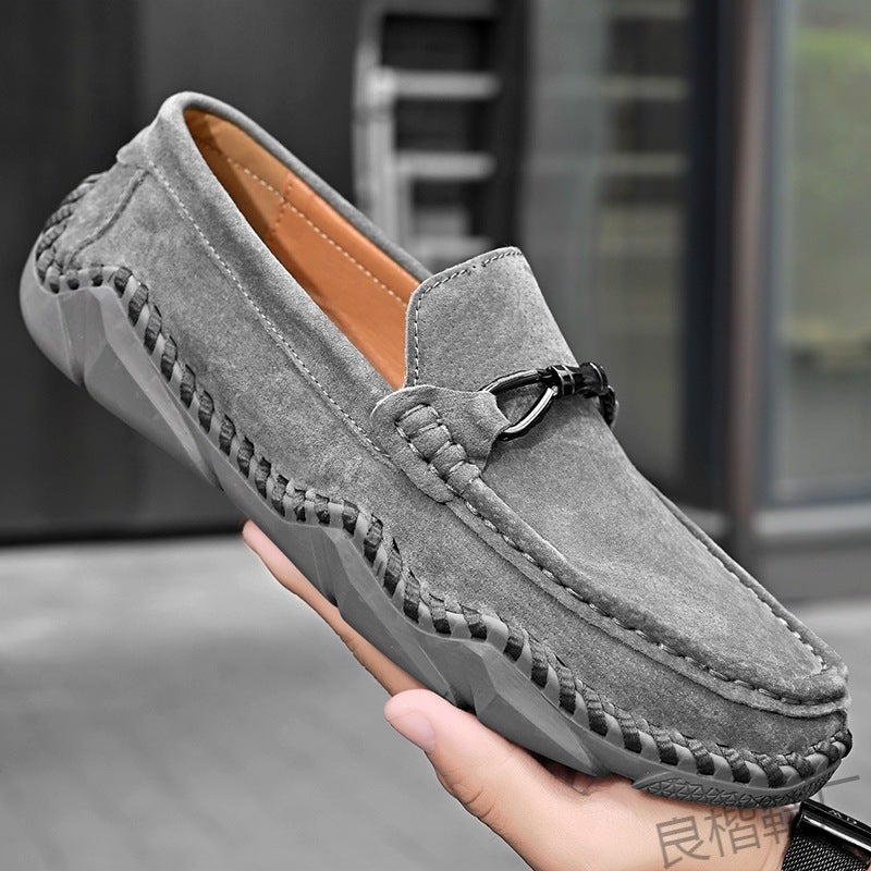 Jinjiang Dachang Large Size Bean Shoes Lazy One Pedal 2023 Outer Wear Sleeve Breathable Breathable Break - Image 5