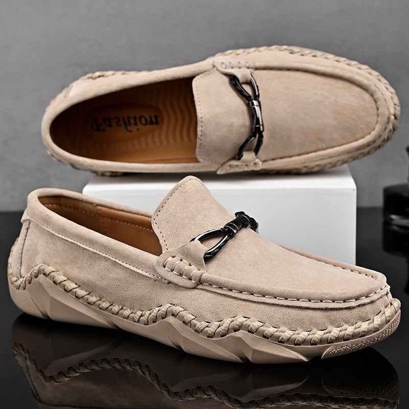 Jinjiang Dachang Large Size Bean Shoes Lazy One Pedal 2023 Outer Wear Sleeve Breathable Breathable Break - Image 1
