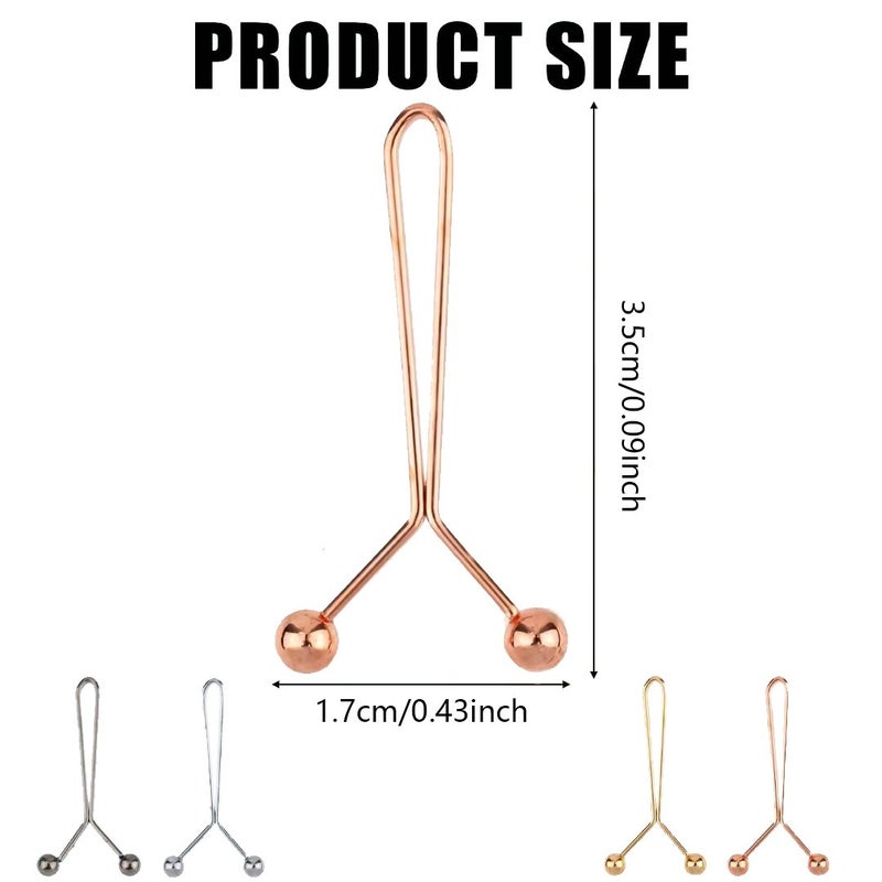 Cross-Border Best-Selling Rose Gold Headscarf Clip for Women - U-Shaped Hairpin for Scarves, Neckwear & Pants Waist Adjuster - Image 4