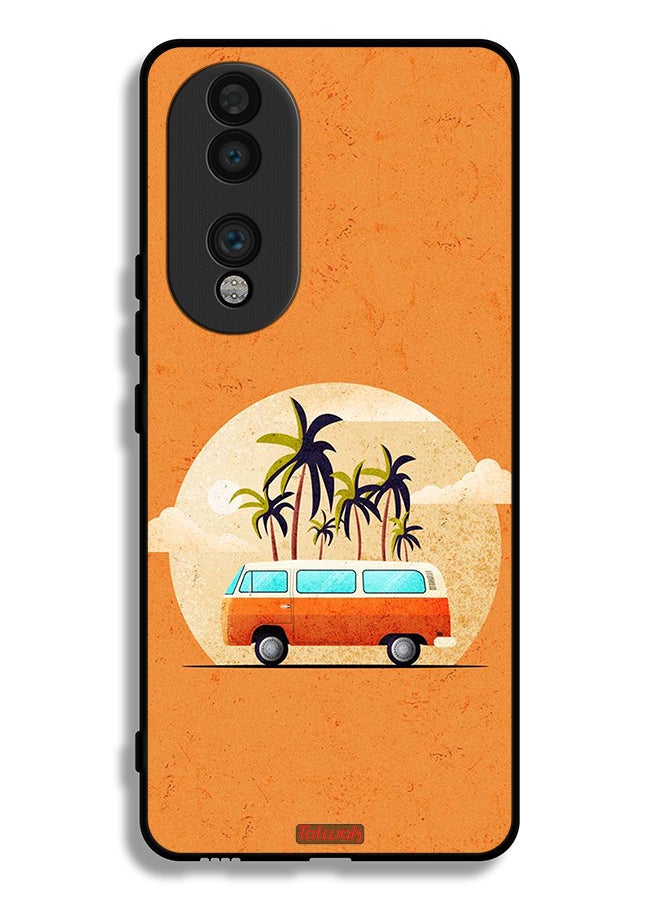 Tolwak Honor 70 Protective Case Cover Bus Art - Image 2