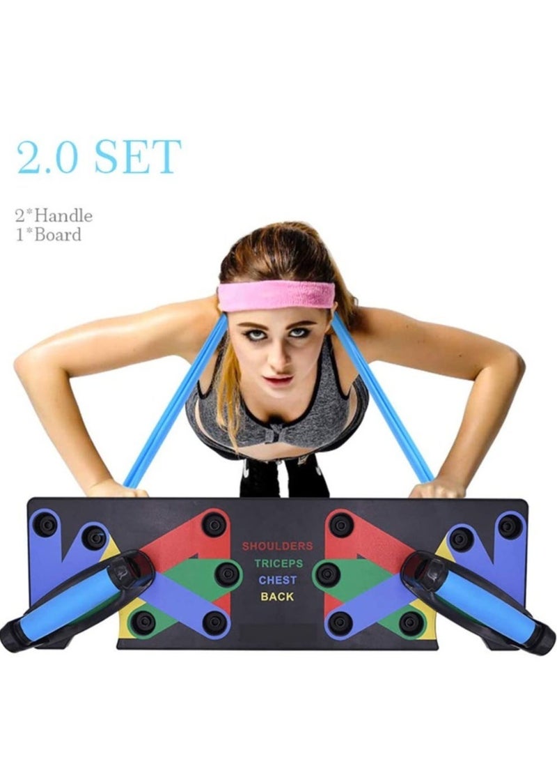 ELTRAZONE 18 in1 Push Up System Fitness Workout Training Gym Exercise Stands - Image 5