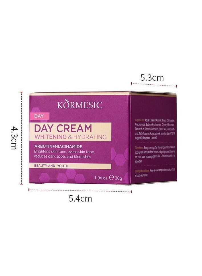 Kormesic Arbutin Day Cream - 30g Brightening & Hydrating Day Cream - Image 2