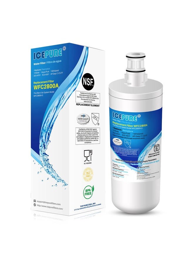 ICEPURE 3US-AF01 Under Sink Water Filter, Compatible with Standard Filtrete 3US-AF01, 3US-AS01, Whirlpool WHCF-SRC, WHCF-SUFC, WHCF-SUF, Pack of 1 - Image 1