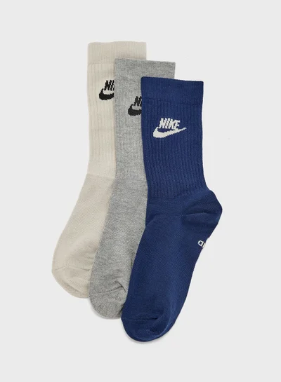 Nike 3 Pack Nsw Everyday Essential Socks