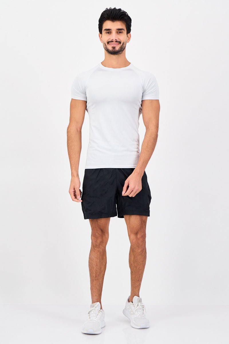 Adidas شورتات تدريب منسوجة للرجال، أسود، مقاس مناسب للرياضة - Image 4