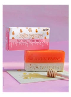 G21 G21 Kojic Papaya Honey Oatmeal DUO Soap Golden Dust Kojic Soap Whitening Soap  - Image 3