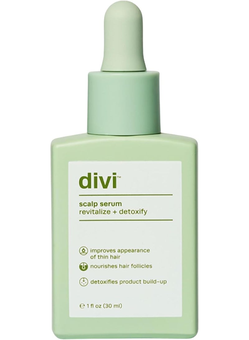 ديفي سيروم ديفي للشعر وفروة الرأس للنساء والرجال - ينعش فروة رأسك ويوازنها - يحسن مظهر الشعر الخفيف، ويغذي فروة الرأس، ويساعد على إزالة تراكم المنتجات والزيوت، 30 مل - Image 1