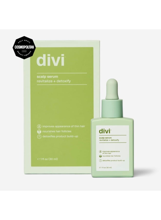 ديفي سيروم ديفي للشعر وفروة الرأس للنساء والرجال - ينعش فروة رأسك ويوازنها - يحسن مظهر الشعر الخفيف، ويغذي فروة الرأس، ويساعد على إزالة تراكم المنتجات والزيوت، 30 مل - Image 2