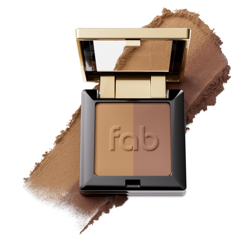 Fab Brows Lux Eyebrow Kit Refill Powder - Soft and Natural Eyebrow Definition for Light Brown/Medium Brows On-The-Go - Image 1