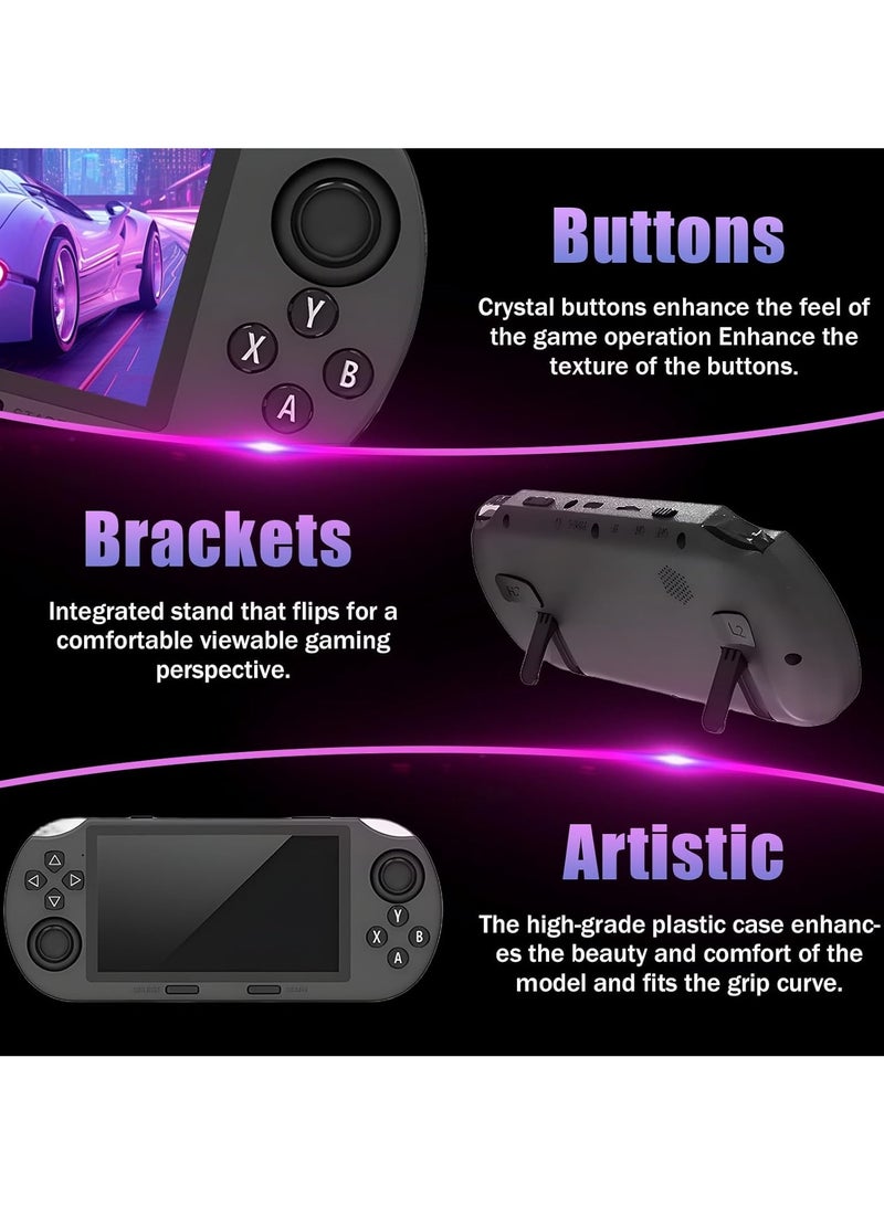 Retro Handheld Game Console,20000+ Games,14+ Emulators,4.5-Inch IPS HD Screen,Dual Wireless Controllers Retro Gaming Console,Dual Core Processor,Emergency Charging Formobile Phones (64G) - Image 5