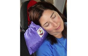 Hammock Bliss Sleep Sack - Travel and Camping Sleeping Sheet - Sleeping Bag Liner and Travel Pillow - Dream in Bliss (Purple) - Image 4