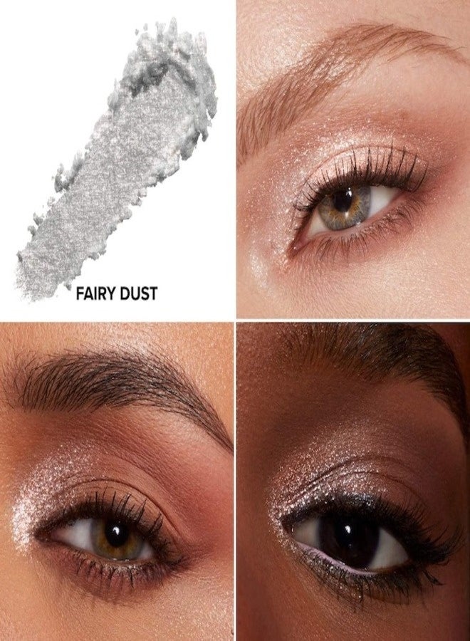 Too FacedCosmetics TOO FACED Disco Crush High Shine Glitter Eye Shadow + Face Sparkle Fairy Dust - Opalescent Platinum Sparkle 1.5g - Image 2