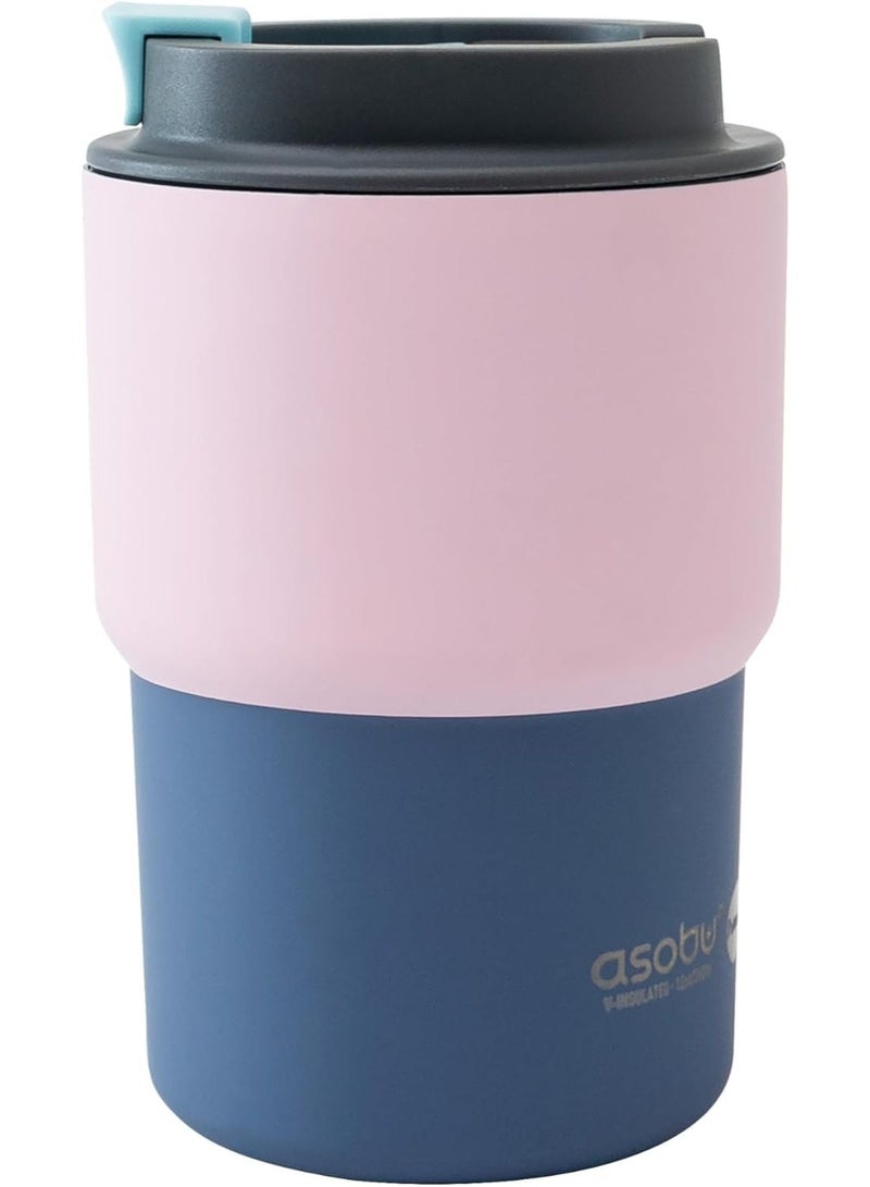 Asobu Ceramic Lined Travel Mug 12oz/360ml Pastel Pink, Vacuum Insulated Stainless Steel Coffee Mug, No Metal Taste, Leakproof Lid, BPA Free Reusable Cup for Hot & Cold Drinks, Car Cup Holder Friendly - Image 5