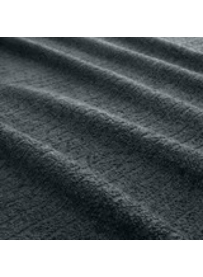Bath sheet dark grey 100x150 cm - Image 3