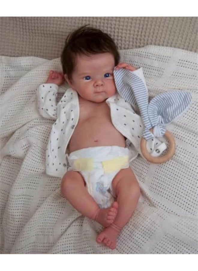 Full Body Silicone Baby Doll - 18 Inch, Realistic Baby Doll Looks Real, Full Body Silicone Baby Doll, Realistic Baby Doll, Reborn Baby Doll with Accessories - Image 1