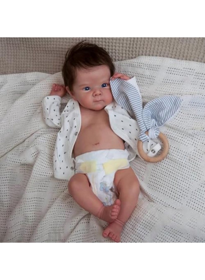 Full Body Silicone Baby Doll - 18 Inch, Realistic Baby Doll Looks Real, Full Body Silicone Baby Doll, Realistic Baby Doll, Reborn Baby Doll with Accessories - Image 3