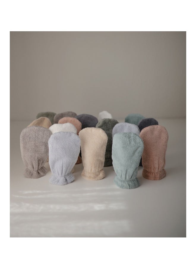 mushie Bath Mitt 2-Pack Blush  - Image 3