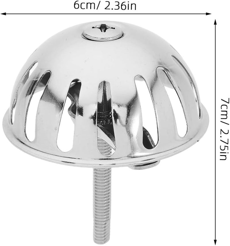 WOONEKY Stainless Steel Urinal Funnel Cover Universal Urinal Strainer Drain Stopper for Men' Toilets Metal Urinal Filter Part Essential Urinal Accessory for Clean and - Image 2