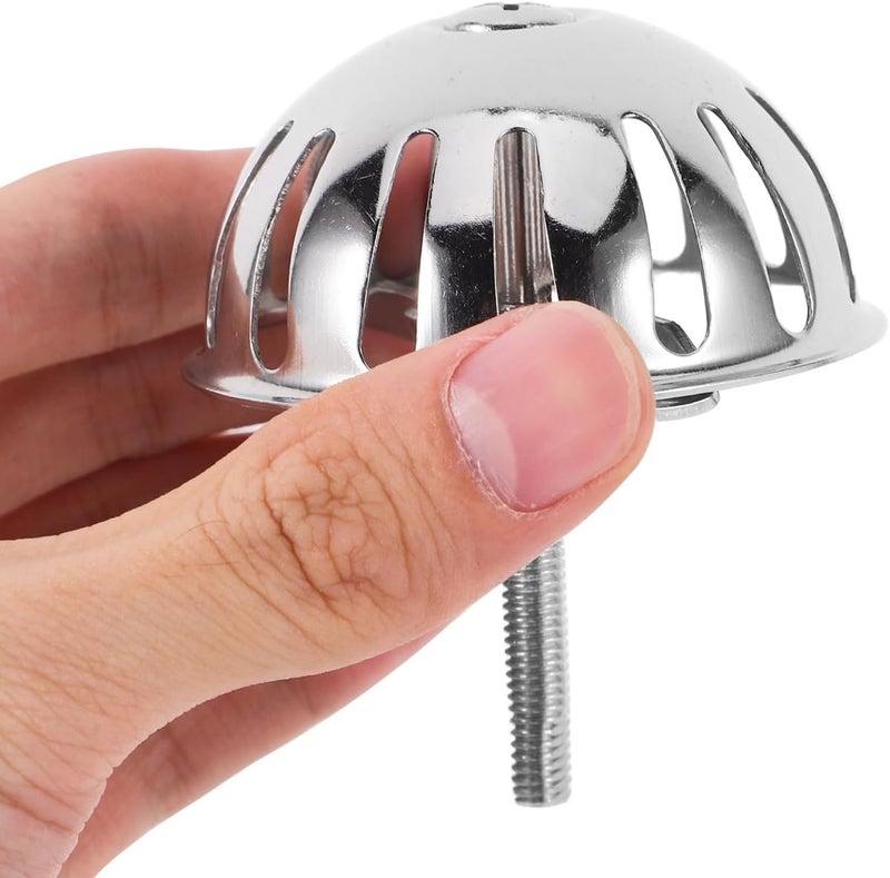 WOONEKY Stainless Steel Urinal Funnel Cover Universal Urinal Strainer Drain Stopper for Men' Toilets Metal Urinal Filter Part Essential Urinal Accessory for Clean and - Image 3