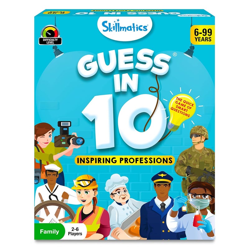 Skillmatics Guess in 10 Professions, Perfect for Boys, Girls, Kids & Families Who Love Card Games, Educational Toys, Gifts for Ages 6, 7, 8, 9 and Up - Image 1