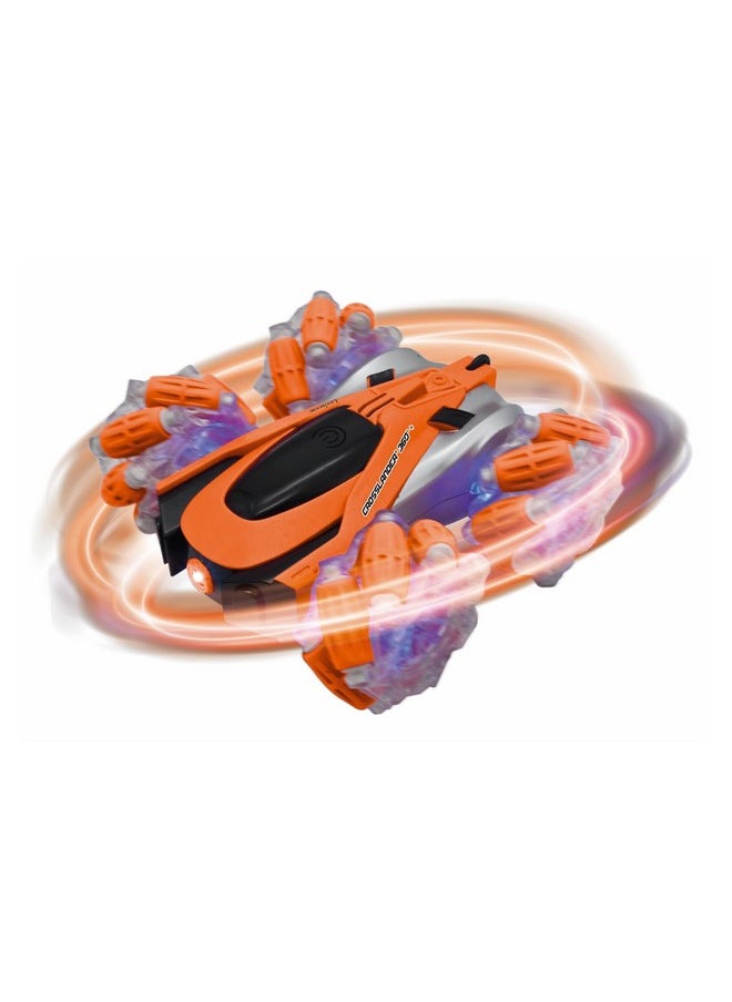 Lexibook - Crosslander Glow-In-The-Dark Radio Control Car, Remote Control, Rechargeable, Electronic Action Game, Orange/Black, Rc21  - Image 2