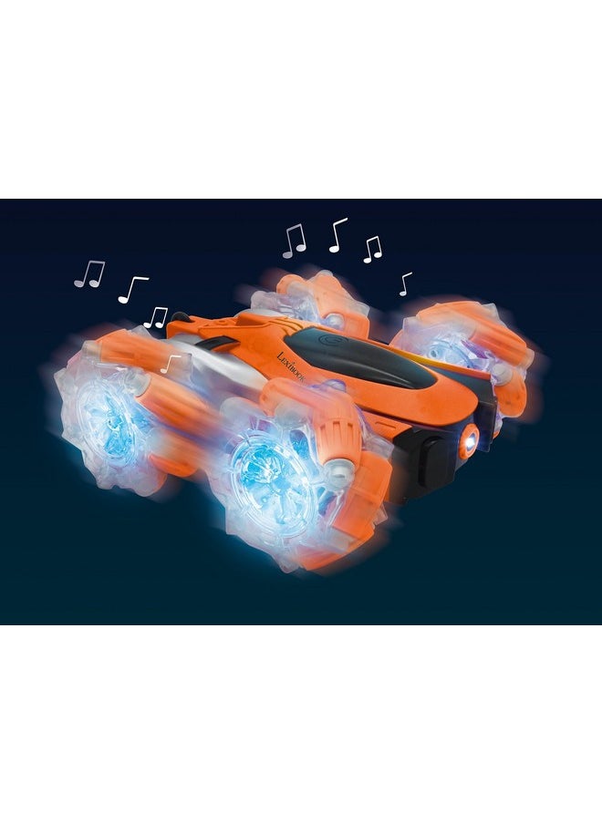 Lexibook - Crosslander Glow-In-The-Dark Radio Control Car, Remote Control, Rechargeable, Electronic Action Game, Orange/Black, Rc21  - Image 3