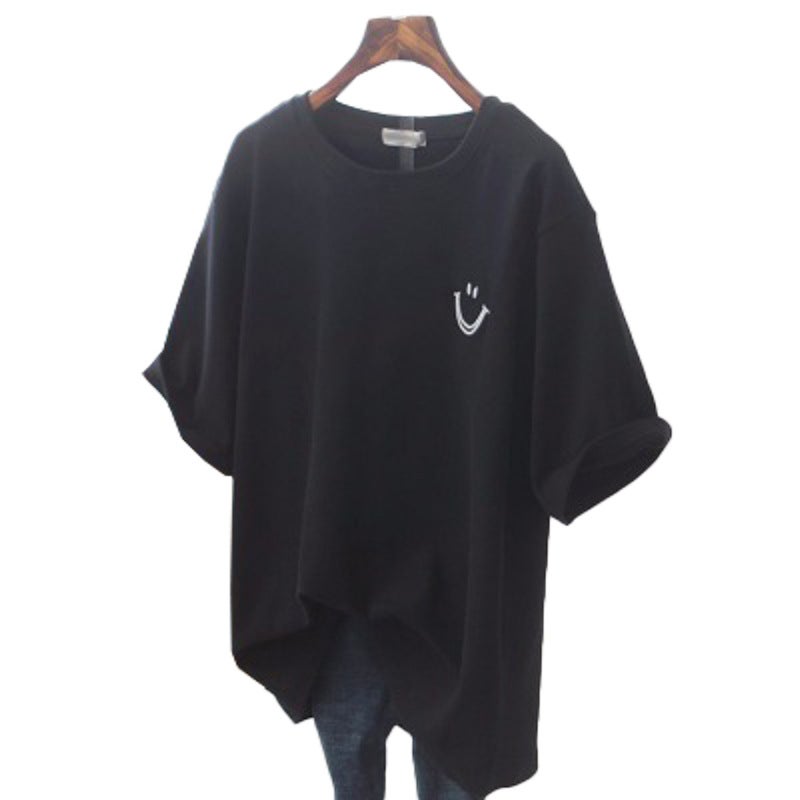 2024 Summer White Tee Korean Loose Oversized Womens T-Shirt White